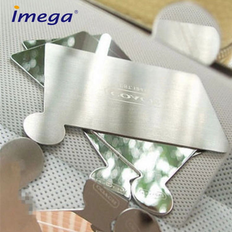 Small for Purse Handbag Rectangular Pocket Tiny Wallet Mirror Unbreakable Stainless Steel Makeup Mirror Cosmetic Mirror 100pcs