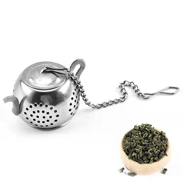 Home and Kitchen Accessories Teapot Shaped Tea Infuser Stainless Steel 304 Tea Strainer