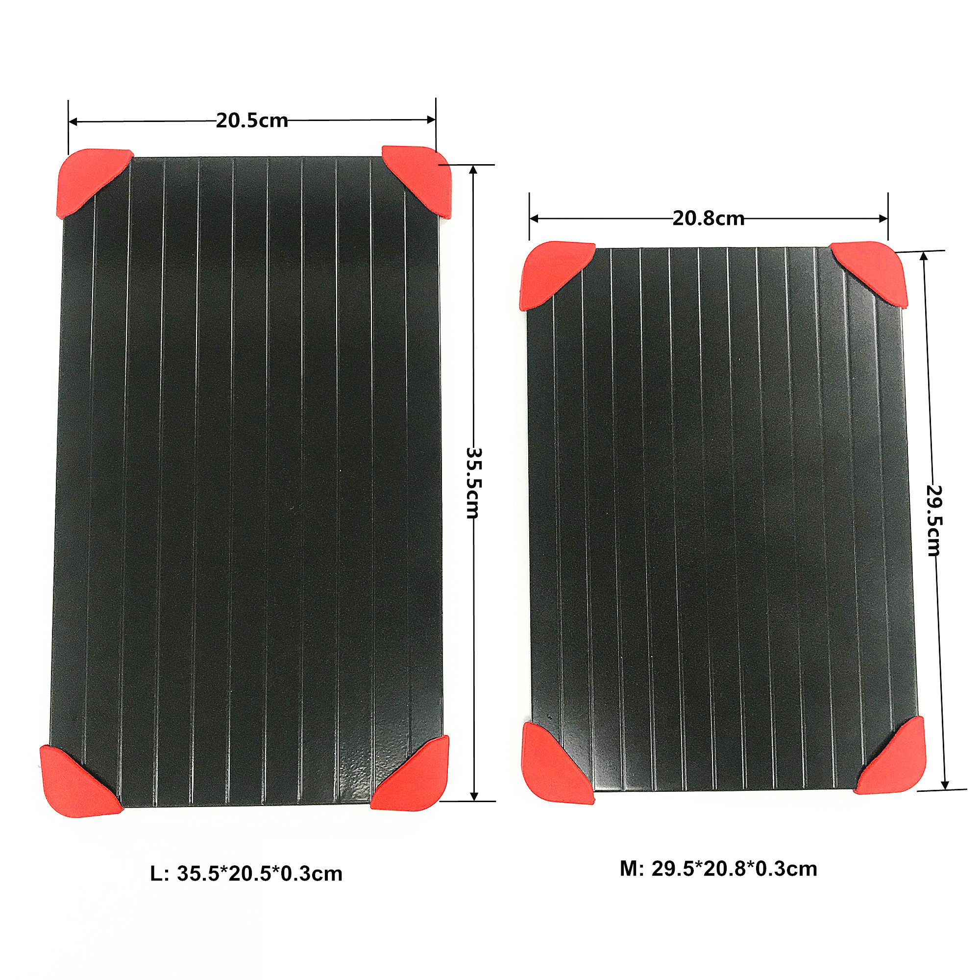 Kitchen Accessories ECO Friendly Aluminium Fast Defrosting Tray For Frozen Meat