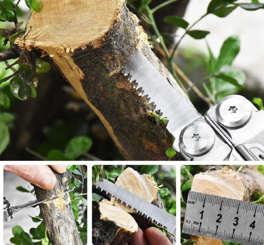 Multi Functional Durable Stainless Steel Camping Gadgets Hand Tool 18-in-1 Multi Tool Knife Folding Pliers