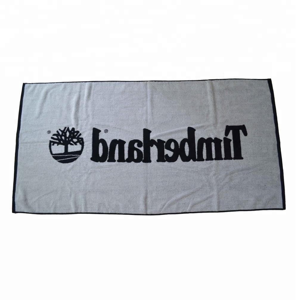 Luxury Premium gifts Custom black beach towel