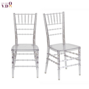 hot sale clear transparent resin chiavari clear plastic infinity wedding chairs events chiavari chair