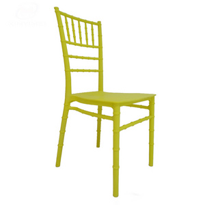 Stackable Throne Event Furniture tiffany chairs wed chair chiavari Gold Plastic Design Luxury Modern Contemporary Hotel Chair