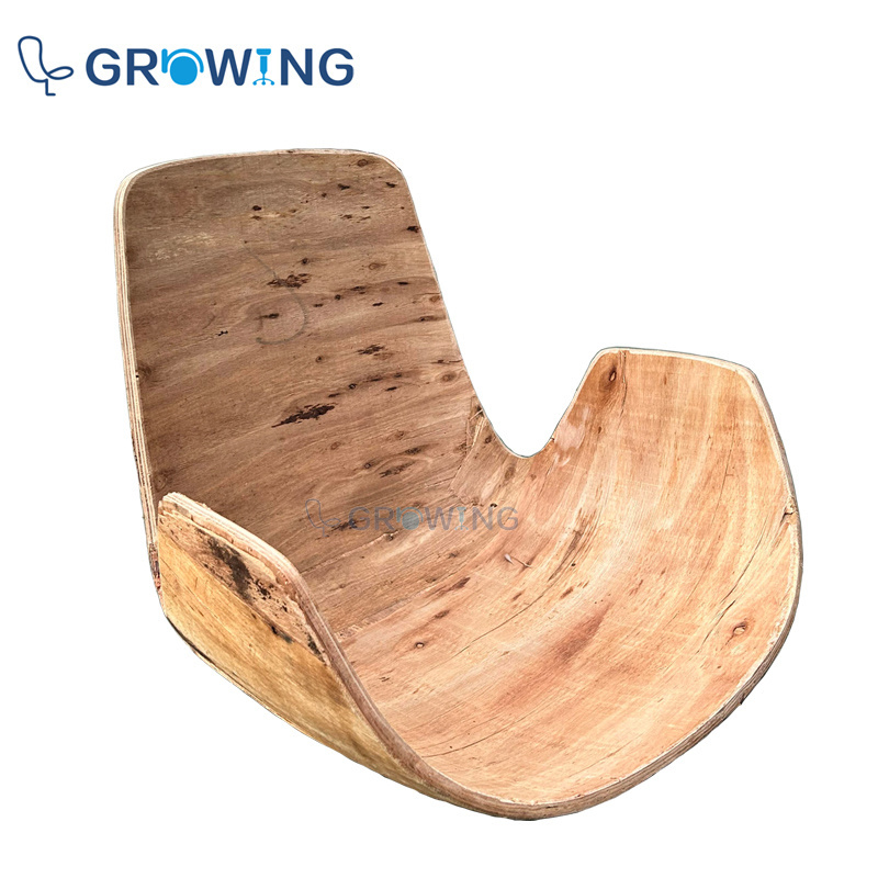 Factory direct Office Furniture Accessories Unfinished Wood Chair Single/Double Layer Frame Back Plywood