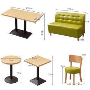 wholesale cheap commercial custom made restaurant furniture table and booth