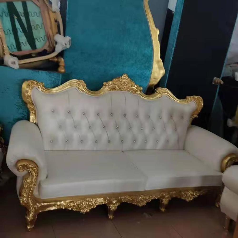 wholesale wedding rental bride and groom sofa chair royal cheap high back king throne sofa chair