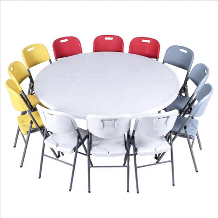 Hot Sales dining table and chair Folding dinner round banquet tables