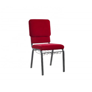 Connecting With Rack Metal Red Pastor padded Church Chair Used For Sale Maroon Fabric Conference folding Church Chair