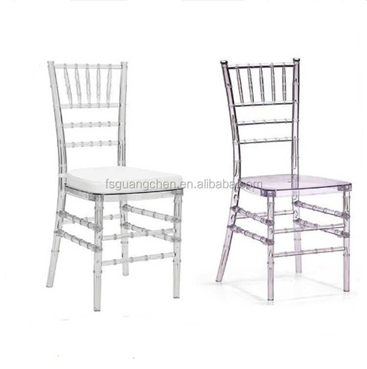 Most Selling Product  Plastic Chiavari Pink Crystal Clear Tiffany Wedding Acrylic Chairs For Events Wedding Party