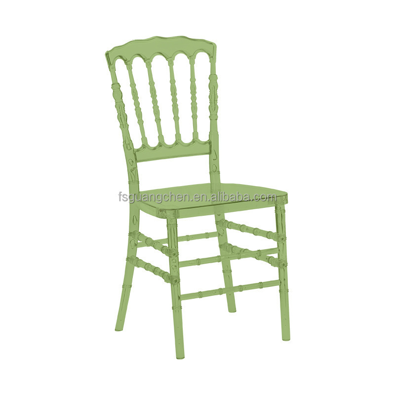 Factory Wholesale Elegant Green Clear Banquet Dining Party Wedding Chair For Events Weddings Acrylic