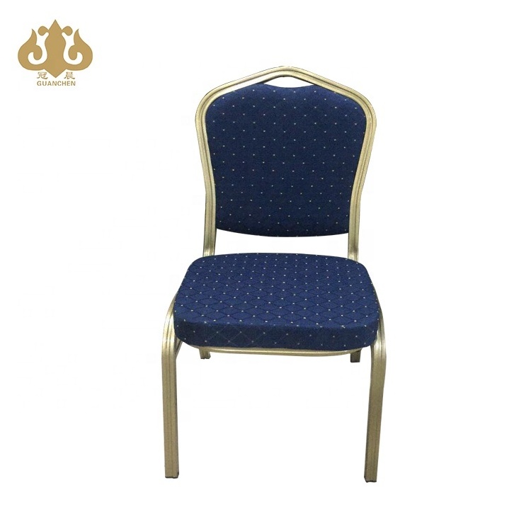 Aluminium stacking blue banquet chair for banquet hall