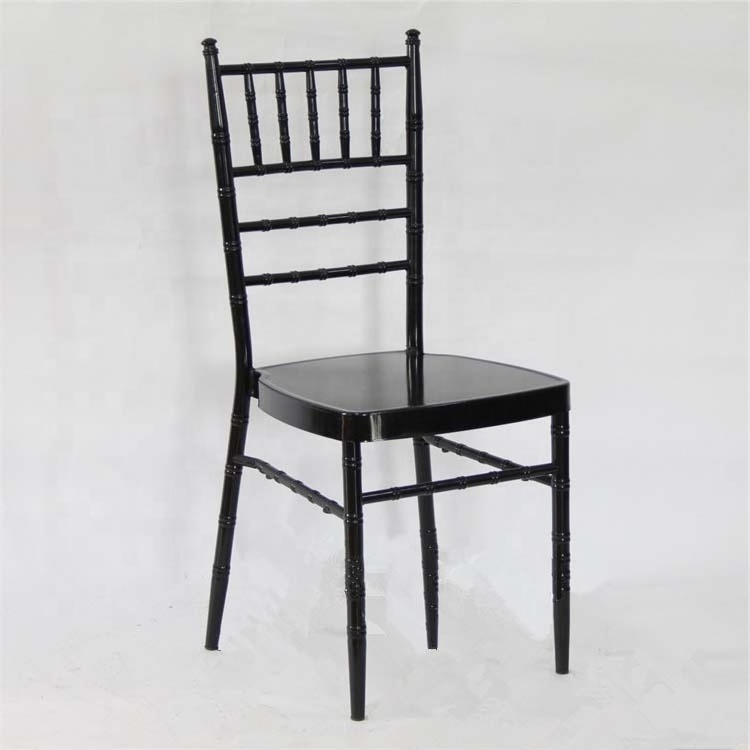 Customized Factory Wholesale High-quality Cheap Stackable Metal Iron Tiffany Chair Wedding White Chiavari Chairs For Events