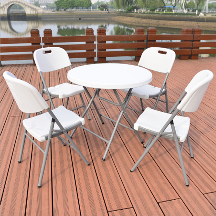 Hot Sales dining table and chair Folding dinner round banquet tables