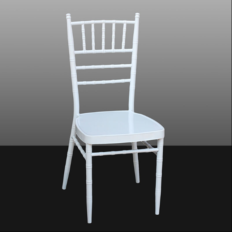 Customized Factory Wholesale High-quality Cheap Stackable Metal Iron Tiffany Chair Wedding White Chiavari Chairs For Events