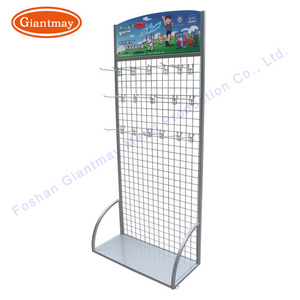 Gridwall Panel Display Stand Heavy Movable Floorstanding Grid Wall Panels Retail Display Rack Craft