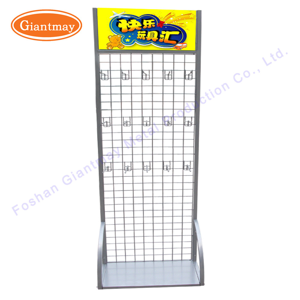 Gridwall Panel Display Stand Heavy Movable Floorstanding Grid Wall Panels Retail Display Rack Craft