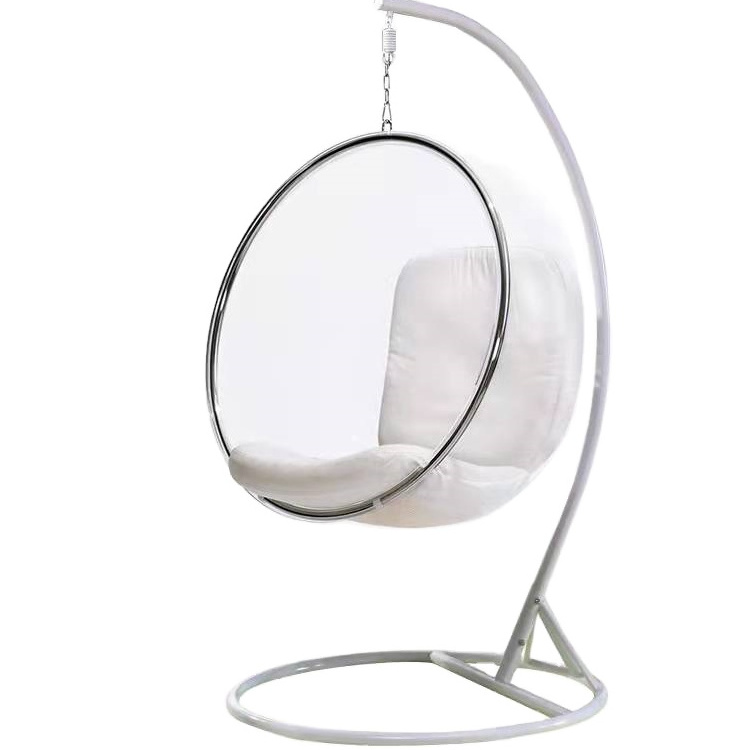 Acrylic Transparent Chair Basket Swing Lazy Space Bubble Chair Balcony Egg Hanging Swing Chair