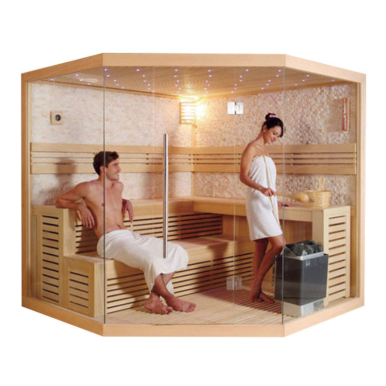 Enclosed  dry steam sauna room Traditional Sauna Room