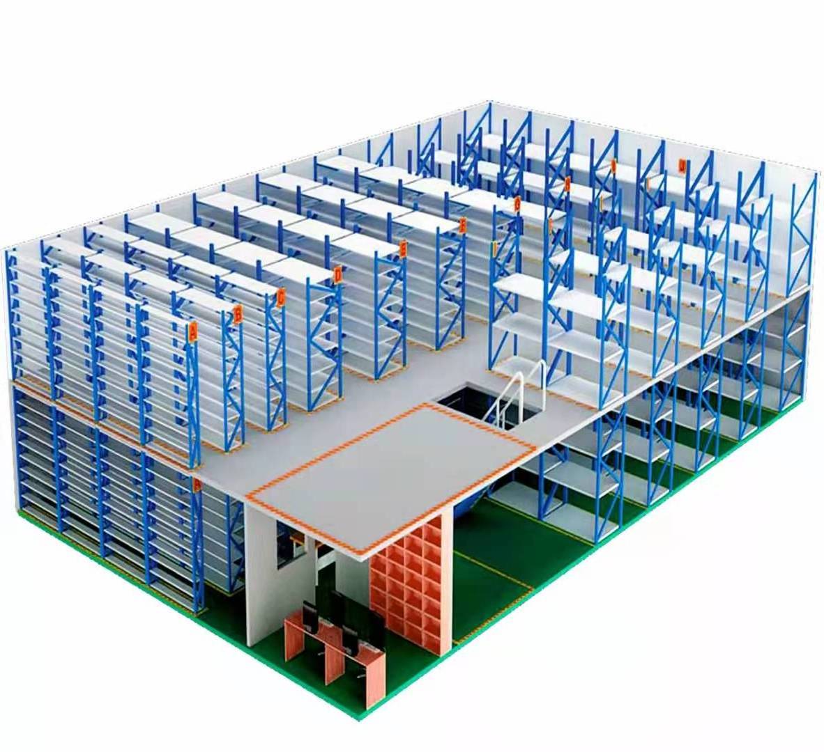 pallet racking supported mezzanine steel platform mezzanine warehouse multi-level mezzanine rack for warehouse