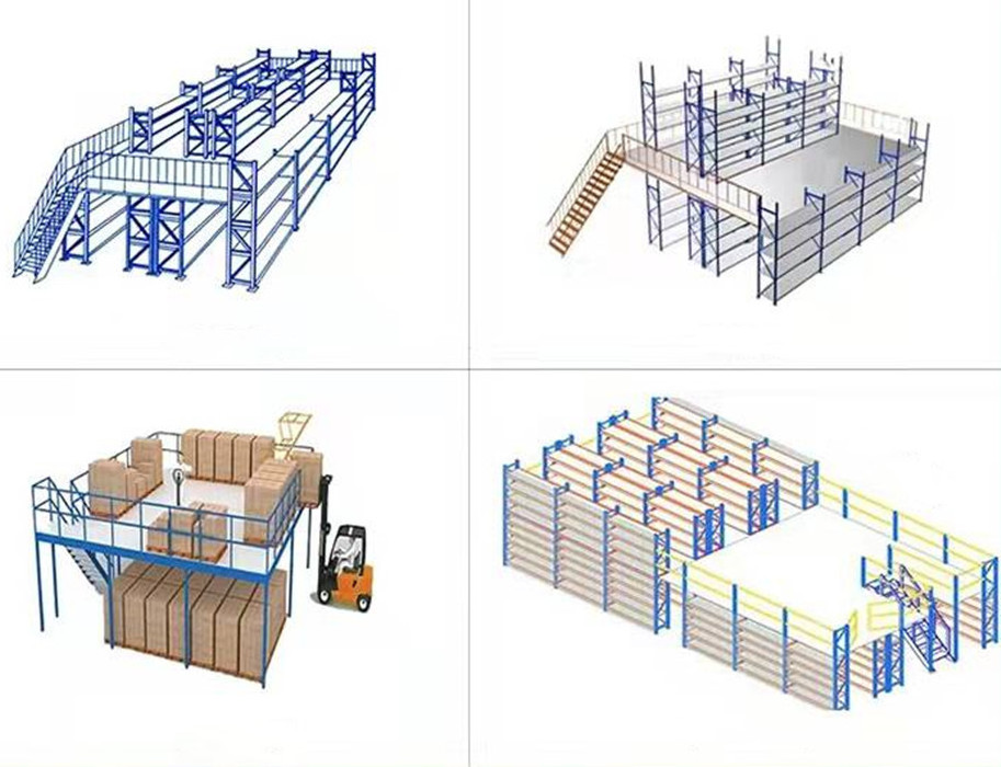 pallet racking supported mezzanine steel platform mezzanine warehouse multi-level mezzanine rack for warehouse