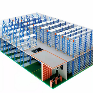 pallet racking supported mezzanine steel platform mezzanine warehouse multi-level mezzanine rack for warehouse