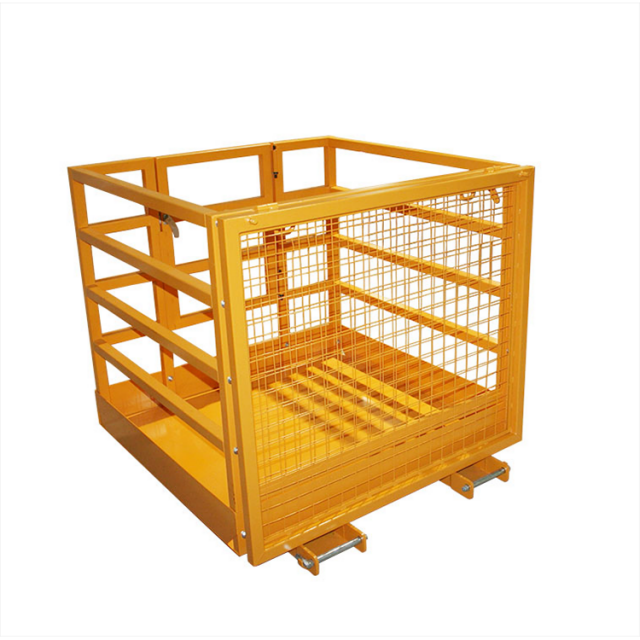 heavy duty storage box metal firewood cages  cage pallet wire mesh container