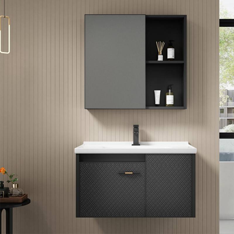 3D Design Service Stainless Steel Bathroom Cabinet Vanity Solid Bathroom Luxury Cabinets Bathroom Cabinets And Vanities