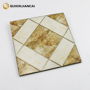 Hot sale Concept For Bathrooms Polished Glazed Ceramic Tiles Floor Gold Porcelain Tile