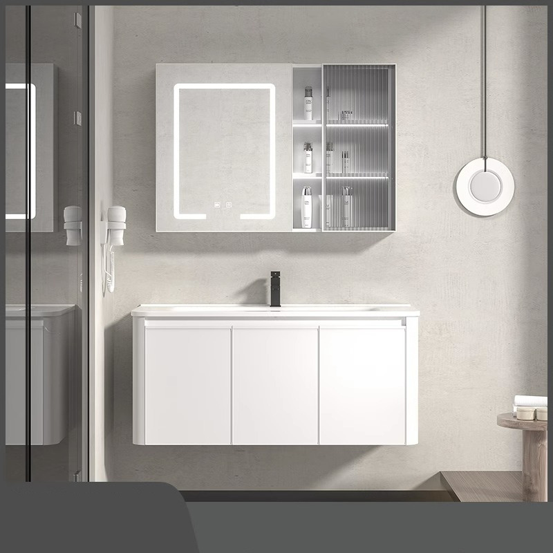 Factory Wholesale Wall Hanging Bathroom Vanity Smart Mirror Cabinet with LED Light