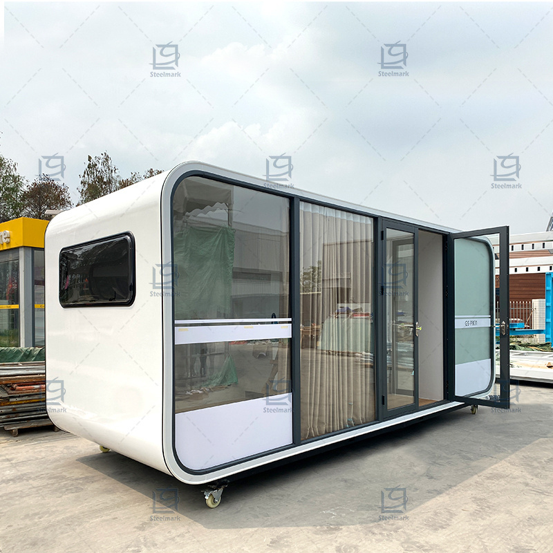 apple cabin prefabricated modular house cabin office portable home pod