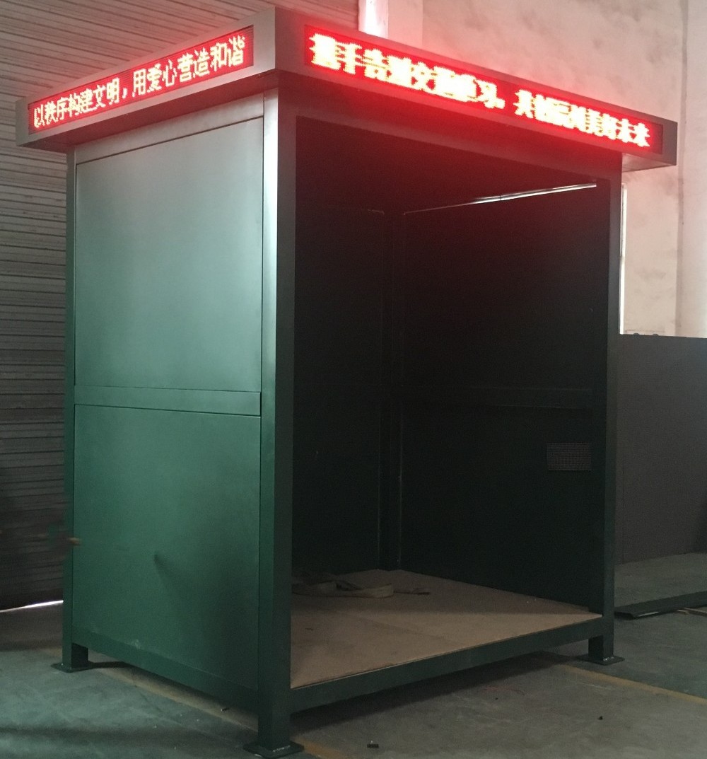 Special bus station design with sales kiosk outdoor bus stop shelter