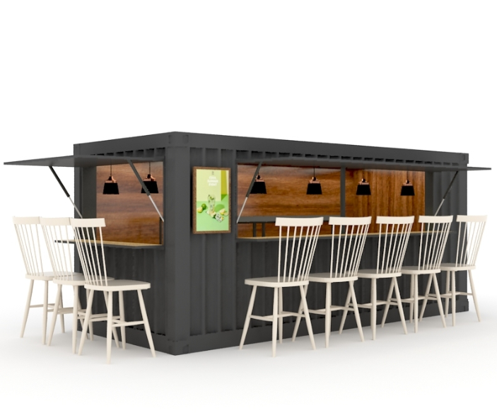 shipping container fast food restaurant mobile restaurant for sale