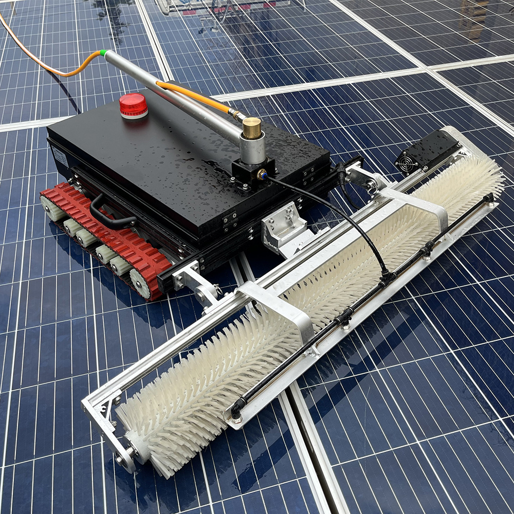 Automatic Solar Panel Cleaning Machine Intelligent Dry Cleaned and Washed Solar Panel Cleaning Robot for Rooftop