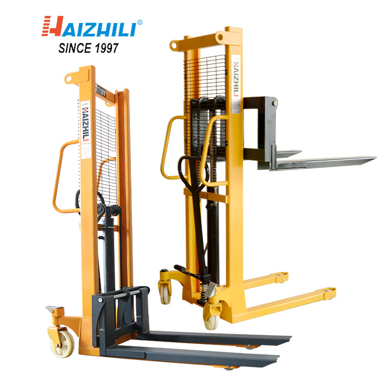 Good Quality Using flexible multifunction manual pallet stacker Hand forklift 2000kg hydraulic manual lifter