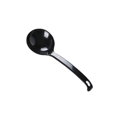 Japanese 25PCS Black Chinese Soup Spoon Anti-Fall Scoop Thick Cooking Meal Food Spoon Dinnerware