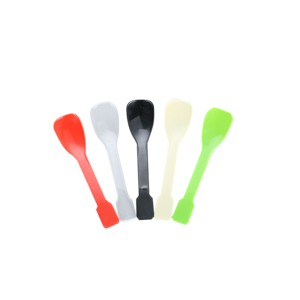 2020 Wholesale Thicken Eco Disposable Plastic Pudding Yogurt Scoop Ice Cream Spoon