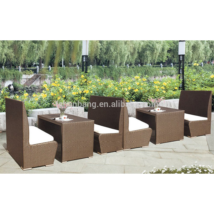 Wicker Rattan Furniture Fast Food Club Pub Restaurant Booth Sofa Seating