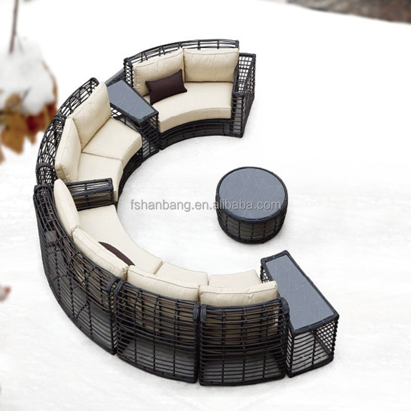 Rattan Chat Set Outdoor Seating by the Pool Side, Sunroom, Patio or Deck