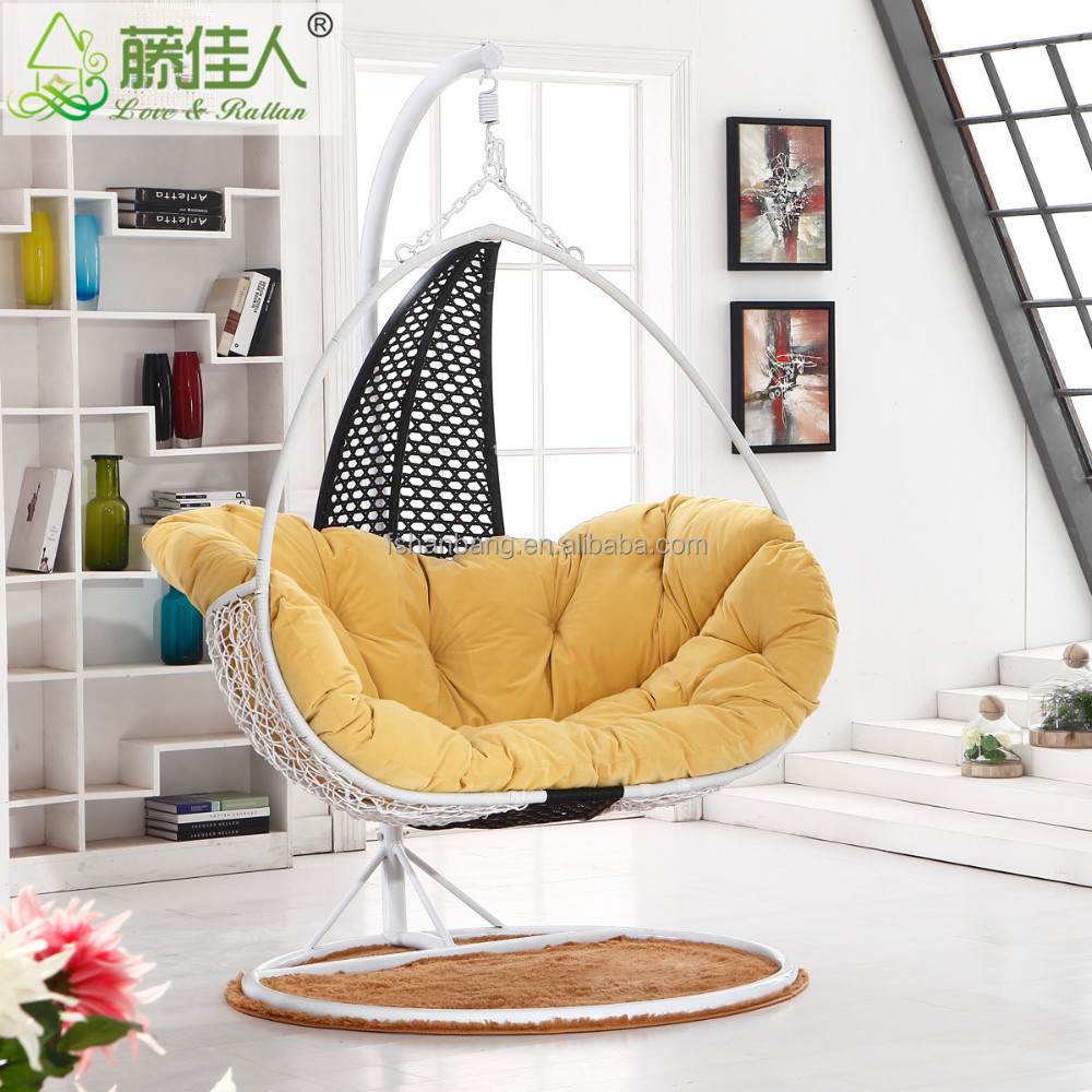 indoor rattan hanging chair swing