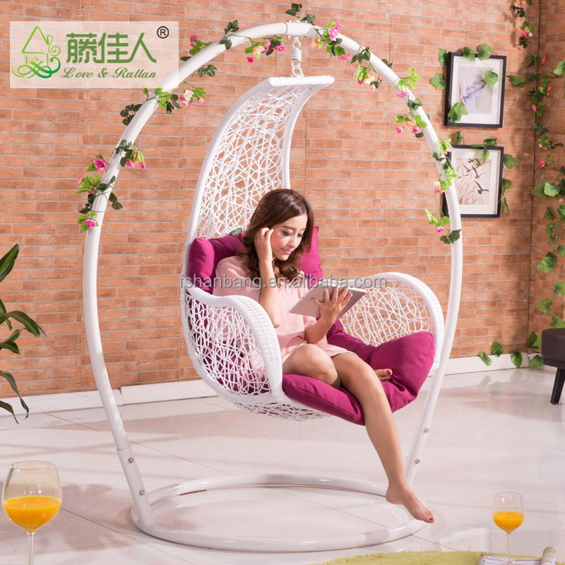 Super Comfortable 360 degree turning around Wedding Hanging Porch Swing