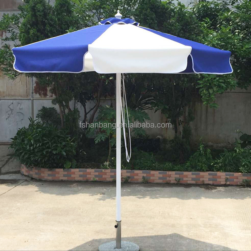 High Quality Pull Rope Type Logo Printed Table Centerpiece Garden Parasol Umbrellas