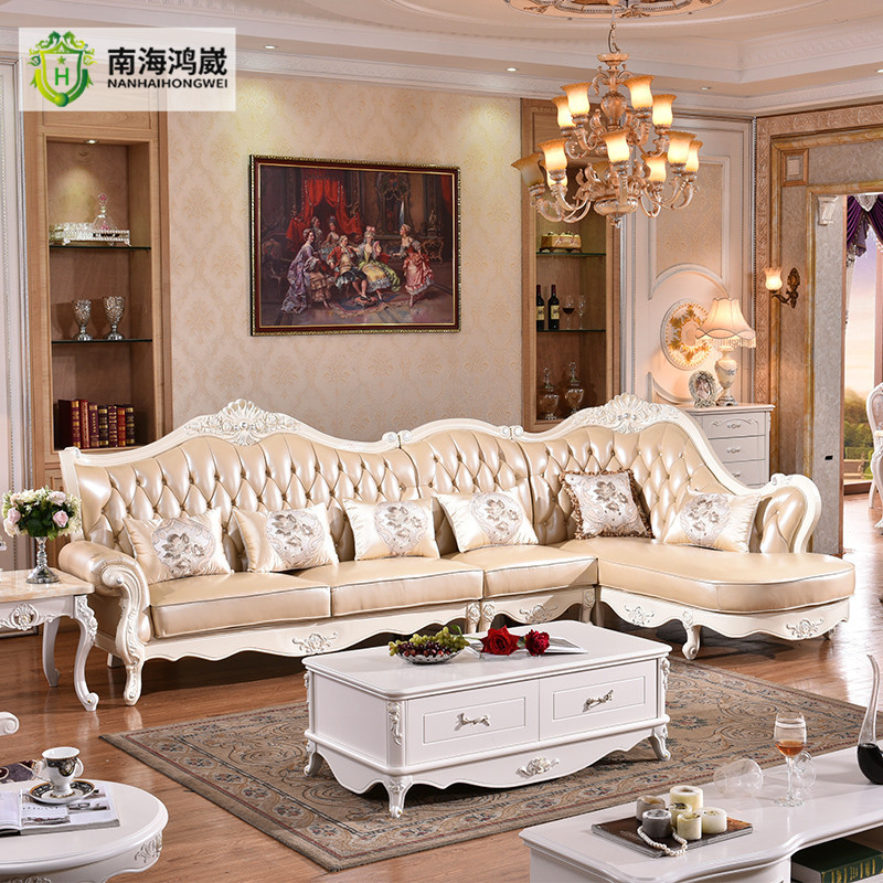 China Hot Selling  French Divan Living Room Furniture Sofa Designs and Prices