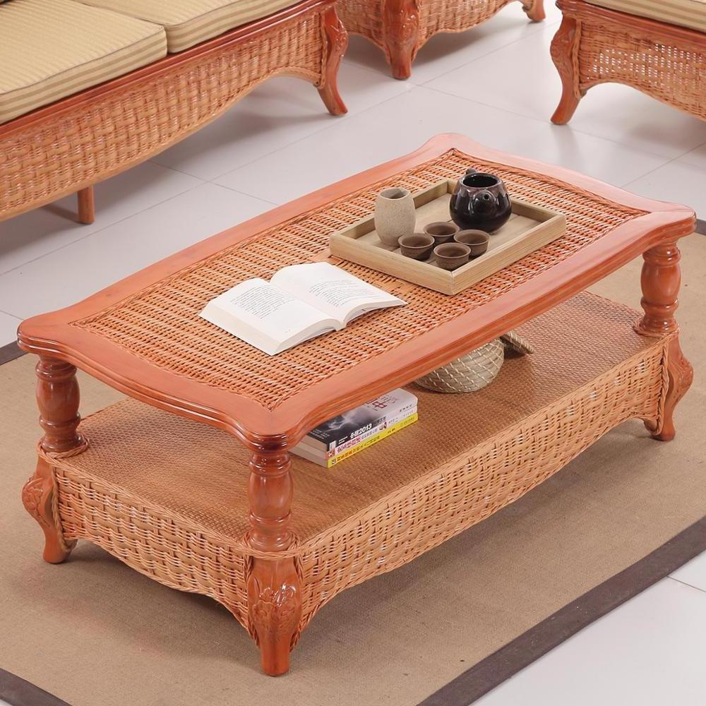 Unique Convertible Transformer Pull Out Cane Wood Sofa Cum Bed Designs Living Room Furniture  set