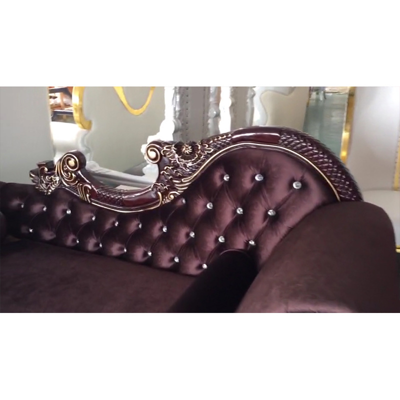 Large  Elegant Luxury Antique French  Bedroom Chaise Lounge