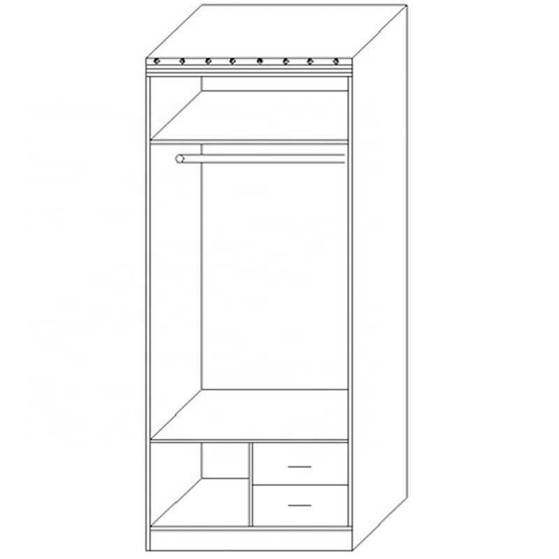 Cheap Corner MDF Bedroom Armoire Almirah Closet Clothes Cabinet Wardrobe