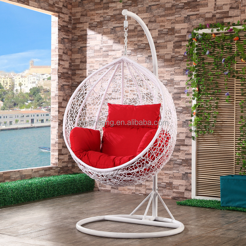 Rattan Bedroom Love Standing Egg Hammock Chair