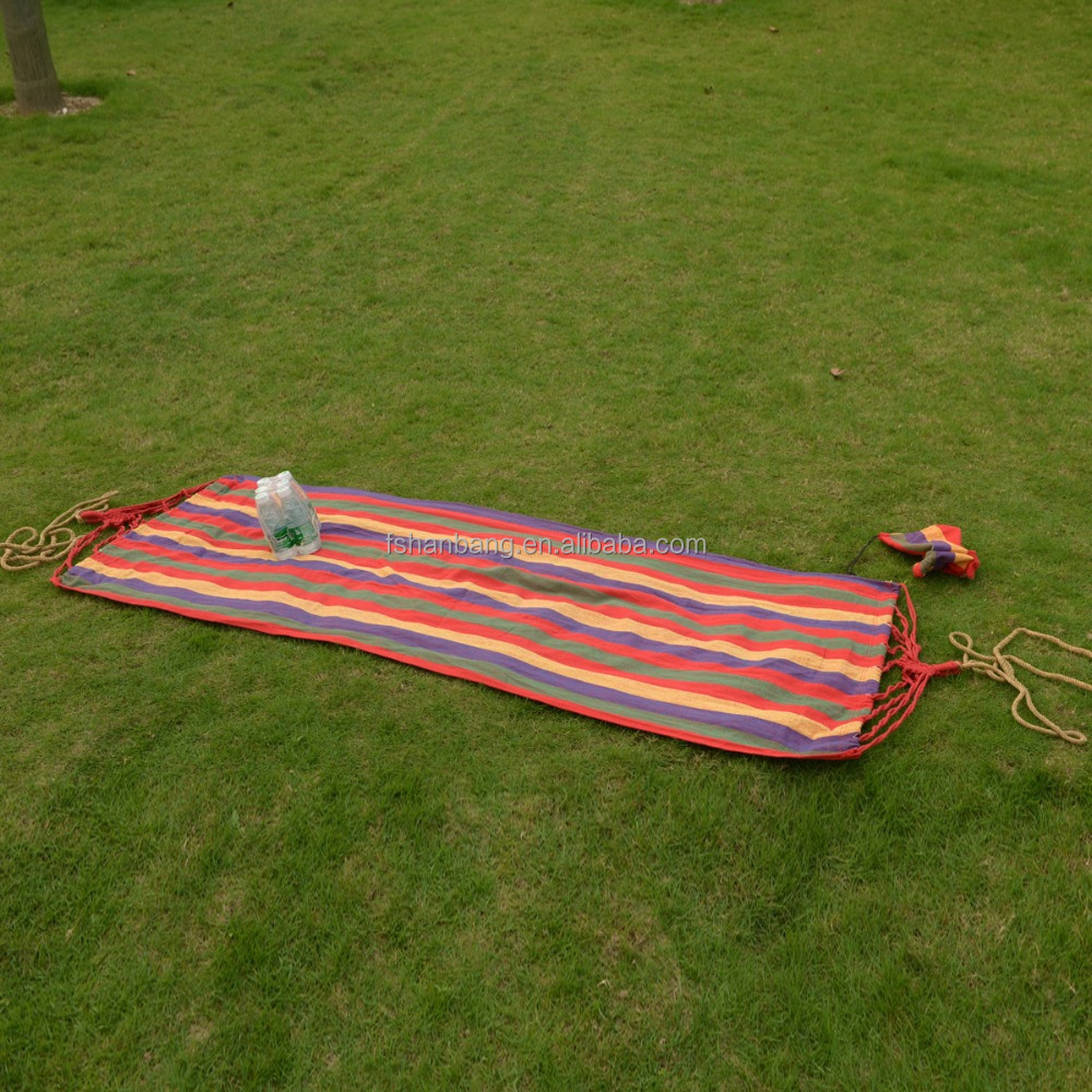 Foldable Canvas Fabric Garden Travel Hammock Swing Bed