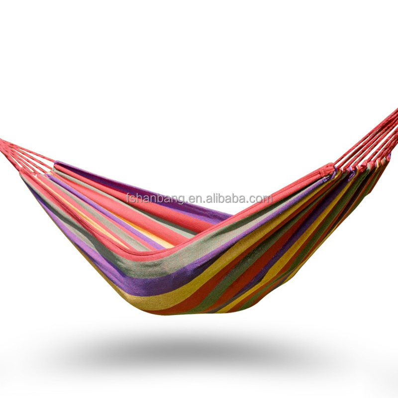 Foldable Canvas Fabric Garden Travel Hammock Swing Bed