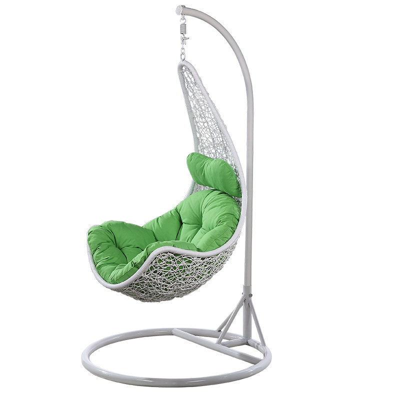 High Quality Rattan Wicker Free Standing Single Seat Swing Chair