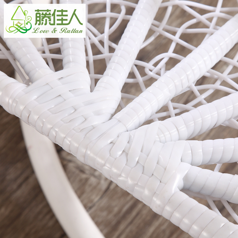 Bird Nest Garden Yard Rattan Double Love Seat Swing Hanging Chair